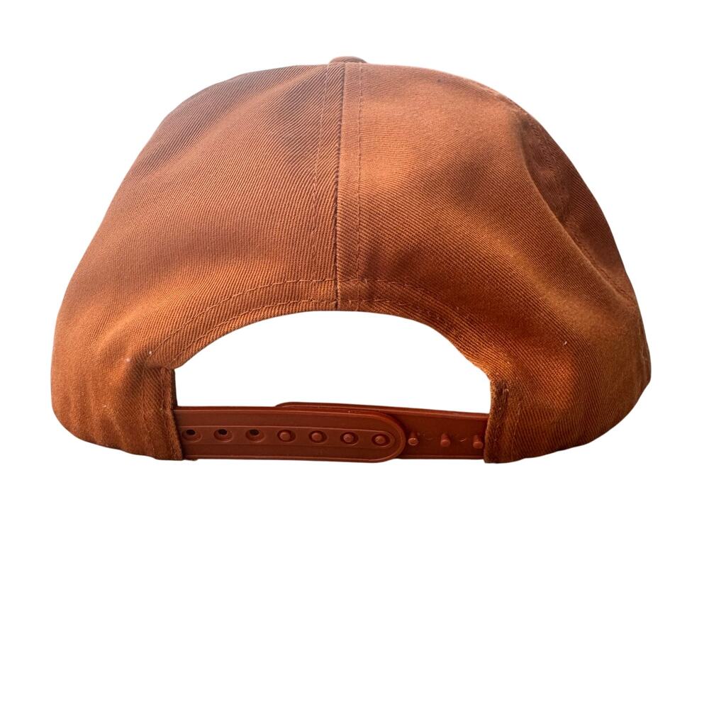 Saintwoods Orange Snapback Hat White Logo Streetwear Cap Adjustable - Picture 4 of 5